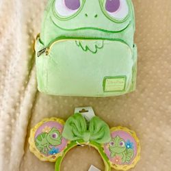 Pascal Loungefly Mini Backpack – Tangled And Adult Theme Ears