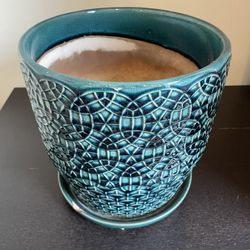 Flower Pot Blue Large