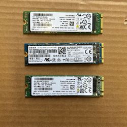 3 Hard Drives and  8 RAM Memory Cards 