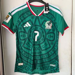 Mexico soccer futbol jersey mora