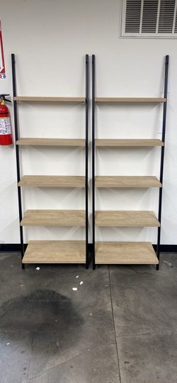 Ladder Bookshelf Set of 2