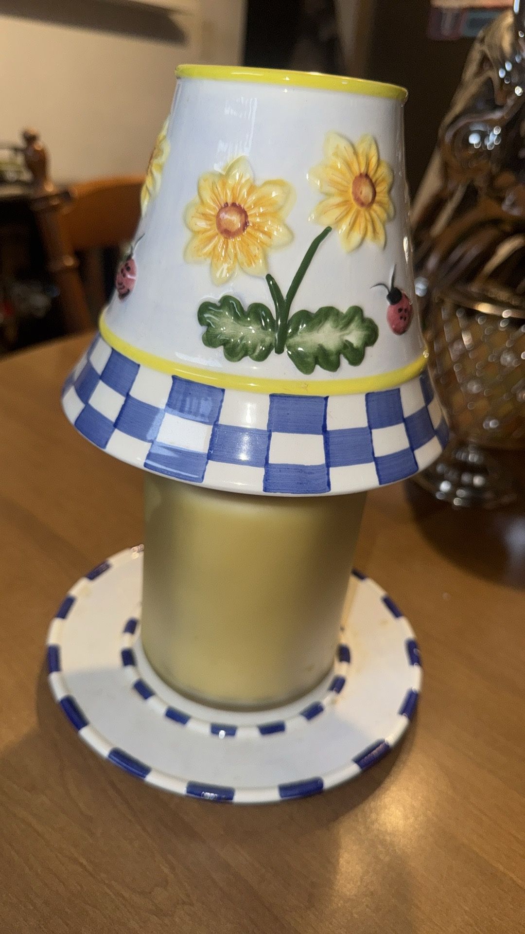 Candle With Topper And Bottom (new) (Read ad before messaging)