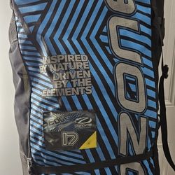 Ozone Edge 17  Kiteboarding Kitesurfing Kite 17m Backpack+Kite Lightly Used