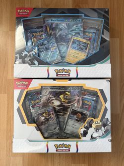 Pokemon Black Kyurem ex & Melmetal Ex boxes