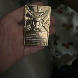 rare 1999 (gold) Pokémon Card On eBay Like 2k$ 