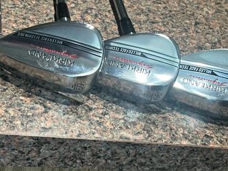 Precision wedges, gap wedges, three piece set, Kirkland, same as Callaway Jaws, 52, 56, 60 degree,  GR888 grips &  grooves, sold as set only, $289