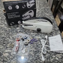 Portable Mini Sewing Machine Rechargeable 