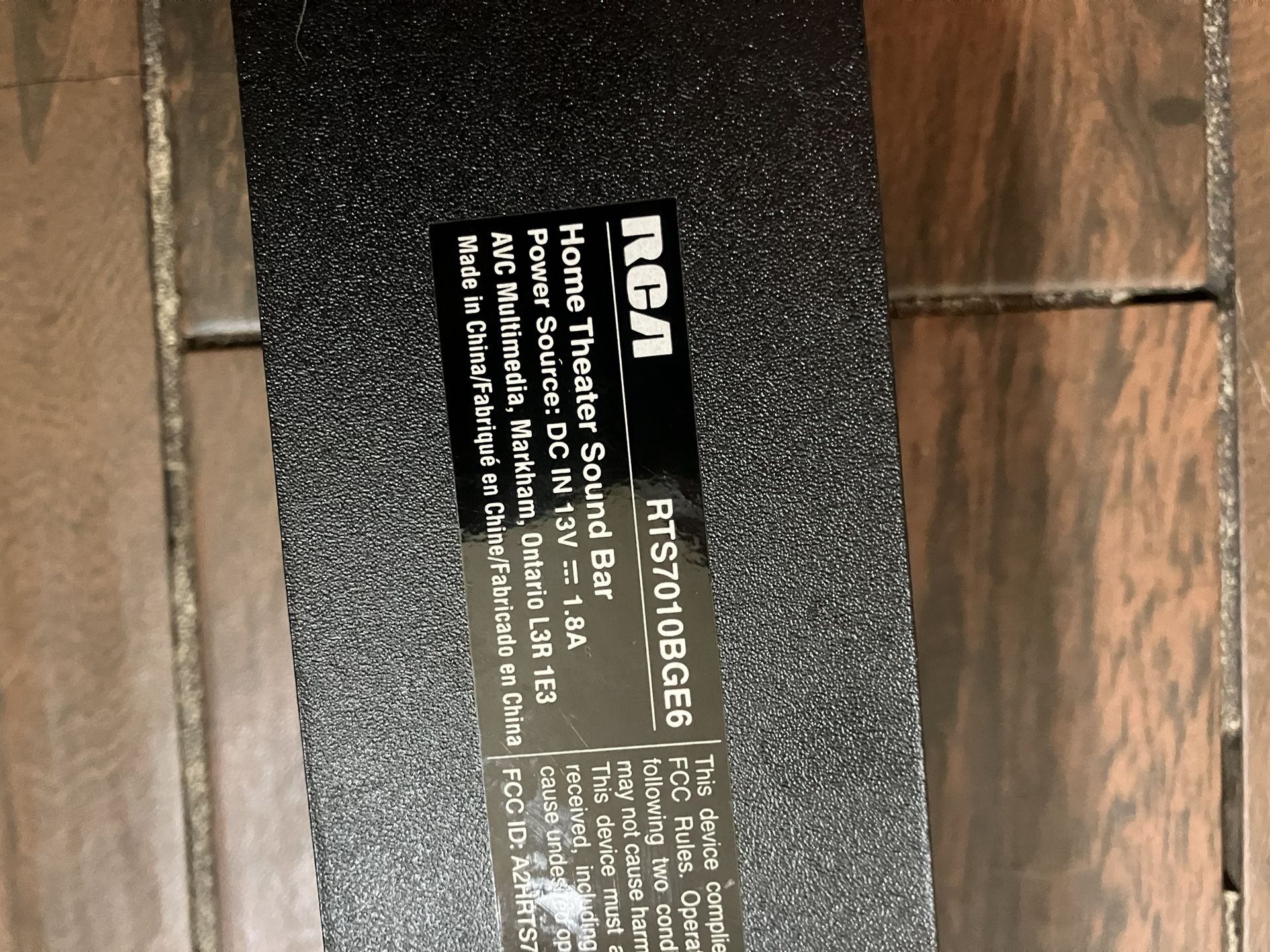 RCA Bluetooth Sound Bar