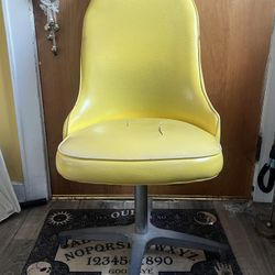 Vintage leather Swivel Chairs (2 Of Them)