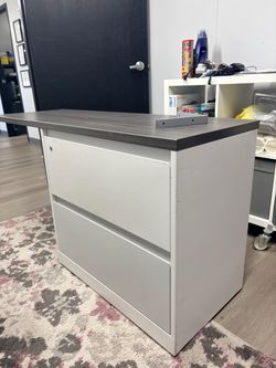 2-Drawer Lateral File Cabinet with Laminate Top