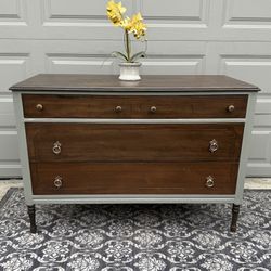 Three Drawer Solid Wood Dresser