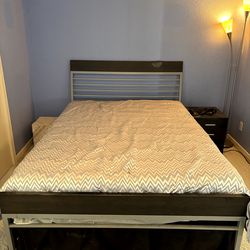 Full  Bed,  Matress , Night Stand,  and Dresser
