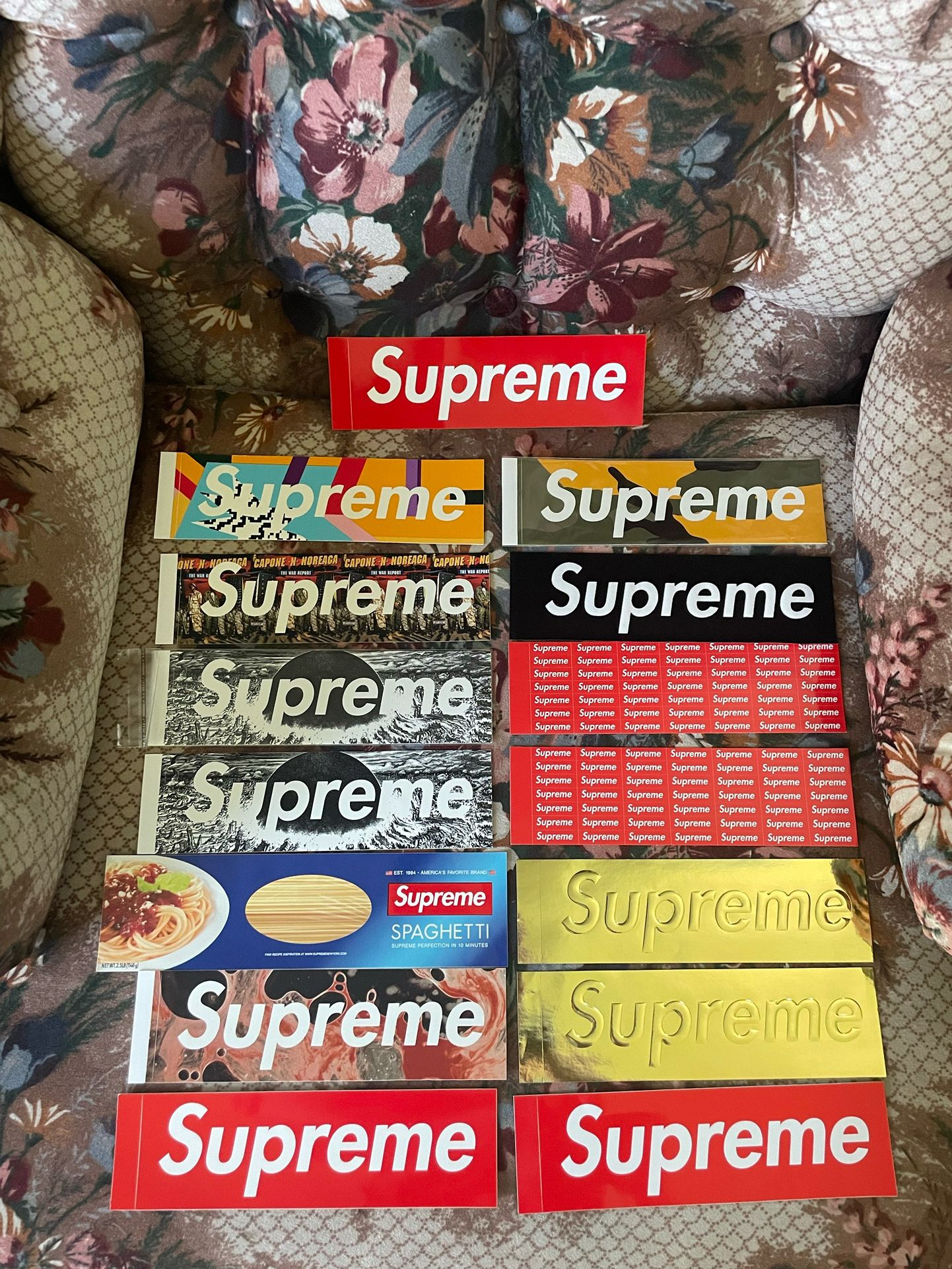 Supreme Box Logo Stickers