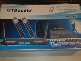 Dual wireless microphone system gtd sudio