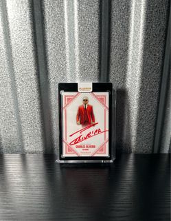 Charles Oliveira Autograph On Card By Champions Collection