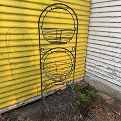 Wrought Iron 4 Ft Baskets 