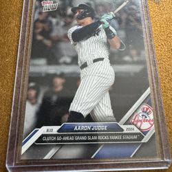 Aaron Judge New York Yankees Star Grand Slam Topps Now Card