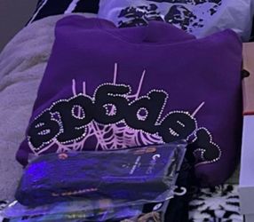 Purple Spider Hoodie