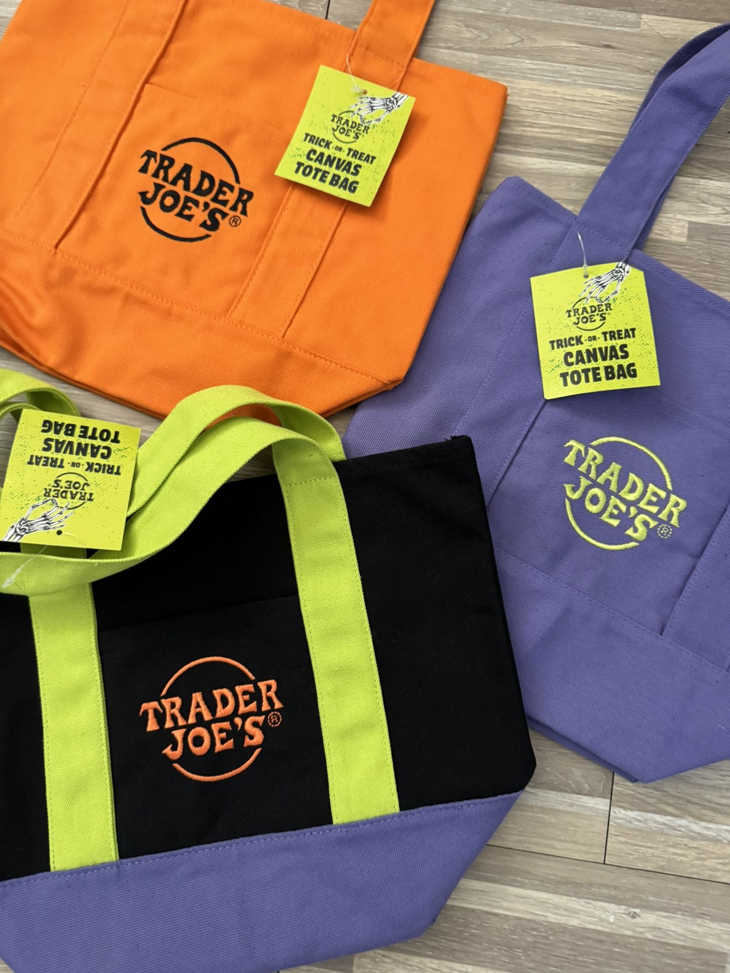 Trader Joe’s October/Halloween Mini Totes $15