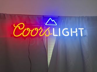 Coors Light Neon Bar Sign