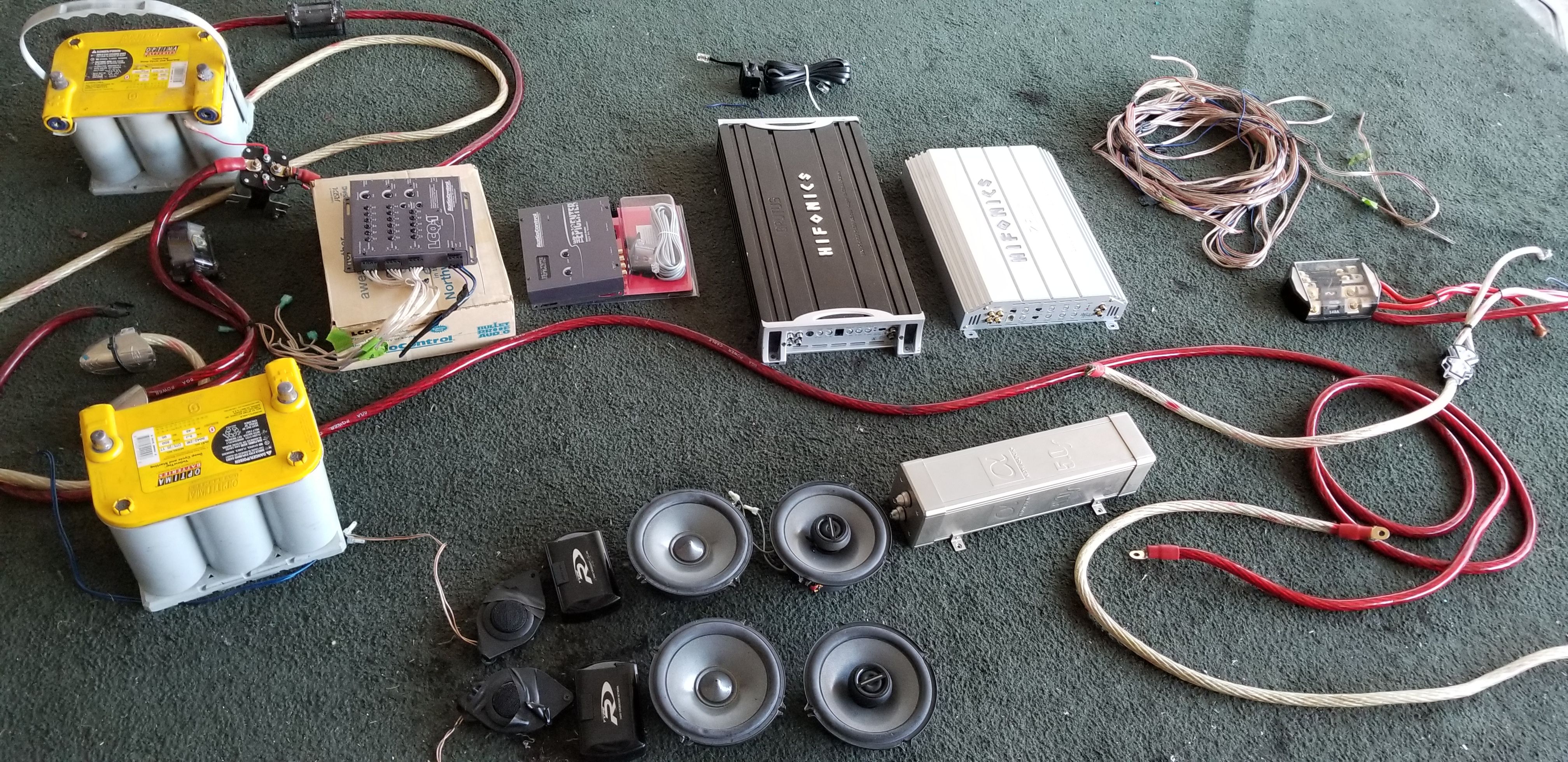 Complete Car Audio sound systemAmplifiers Audio Control Epicenter