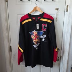 Disney Goofy Captain Hockey Jersey Unisex Medium NWT (F3)