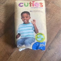 Cuties Diapers Size 7 (4 For $20)