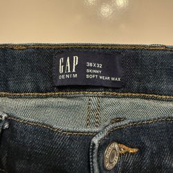 GAP Jeans 38 X 32 Skinny Soft Wear Max