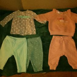 Girls Sweats Suit (0-3m)