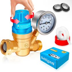 SALE!!🔥🚨 BRAND NEW Boltigen Handle Adjustable RV Water Pressure Regulator