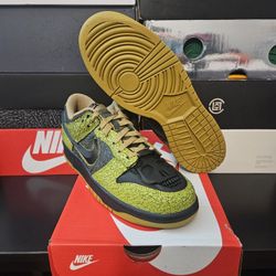 Deadstock Mens Nike Dunk Low Retro QS (Halloween Skull)