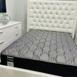 White Queen Bed Frame