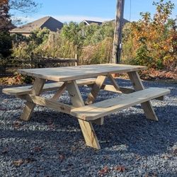 Adult Outdoor Wood Picnic Table