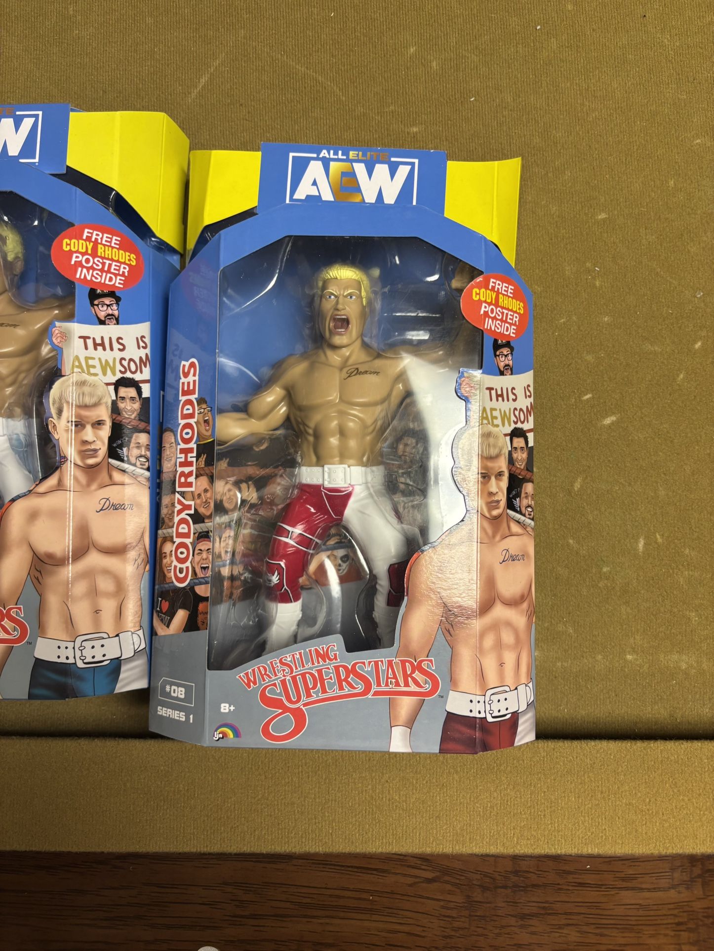 AEW Wrestling Superstars Cody Rhodes Red