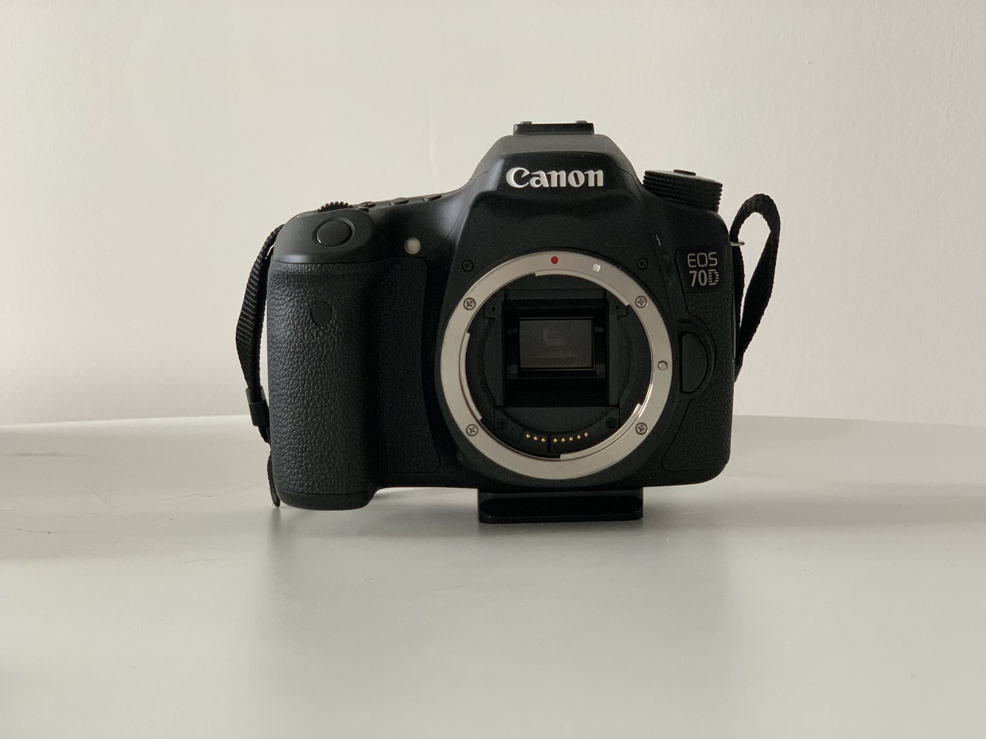 Canon EOS 70D with accessories