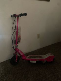 Pink Razor E100 motorized scooter