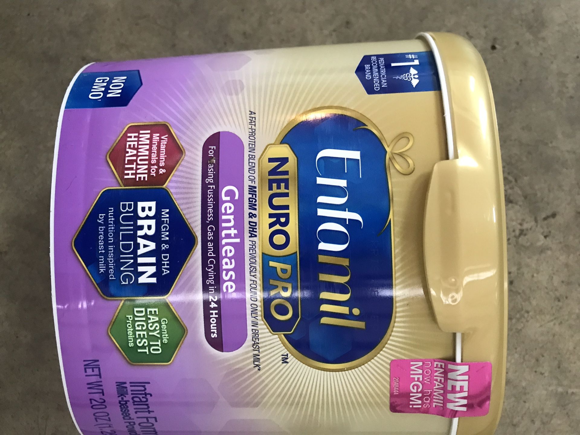 Baby formula (Enfamil)