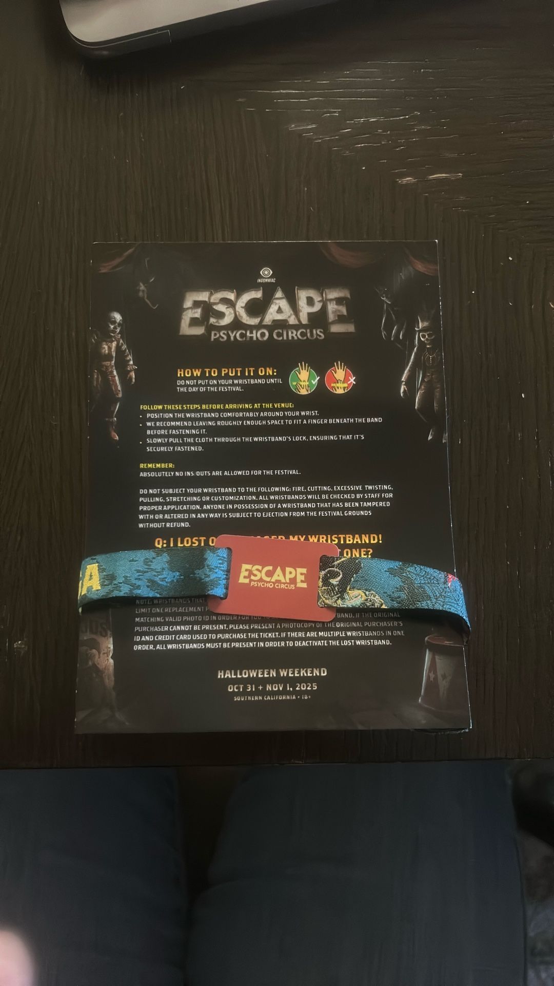 2 DAY GA ESCAPE TICKEY
