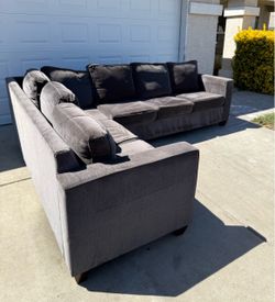 Dark Gray Sectional Couch