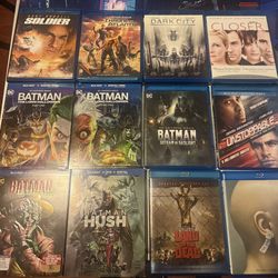 12 Blu Ray Movies 