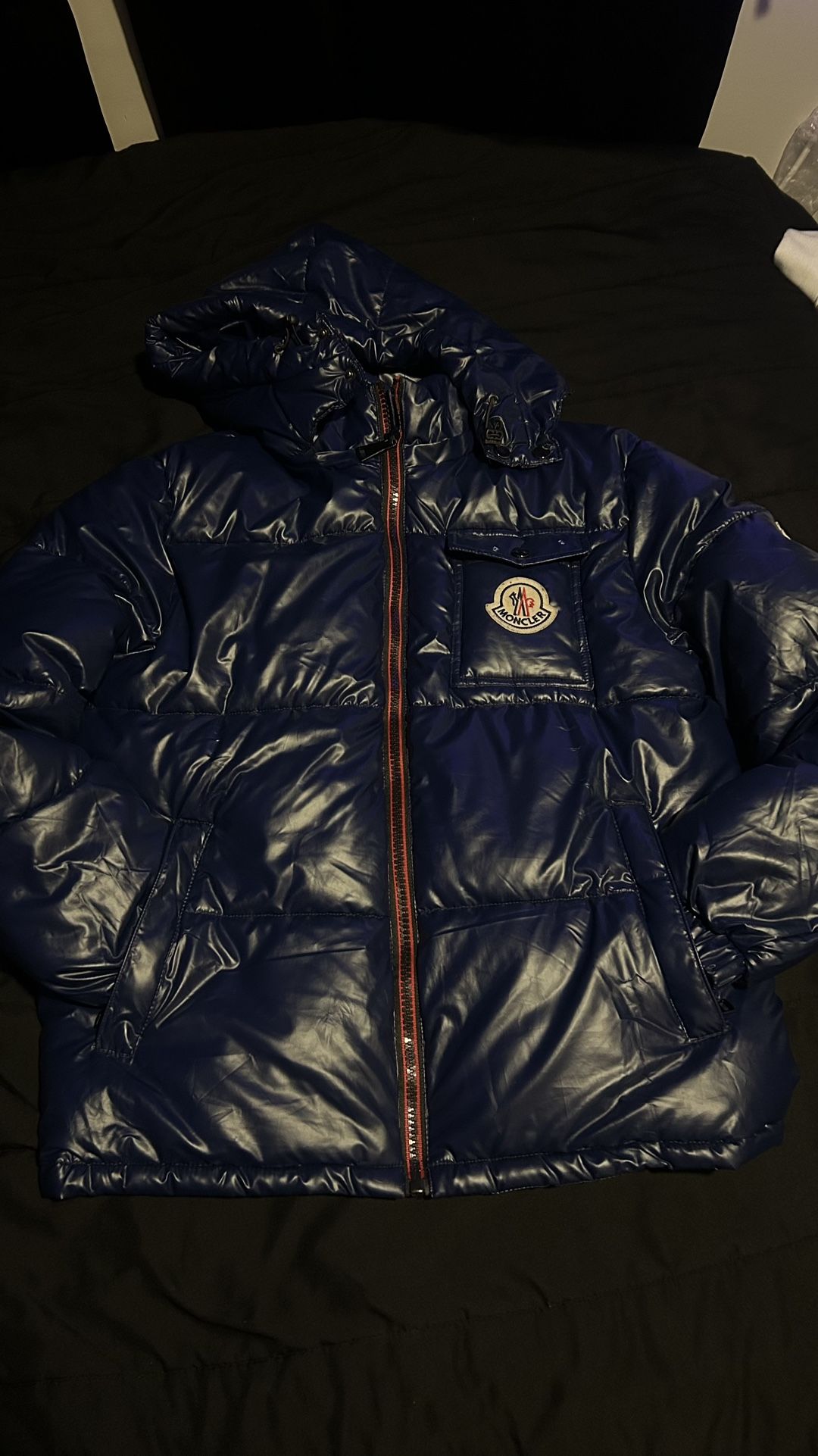 Navy Monclear Puffer Jacket