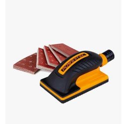 POWERTEC Vacuum Sanding Block Set w/ 1" OD Dust Extraction, Dust-Free Hook and