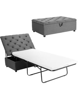 Ottoman folding bed