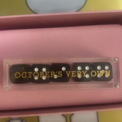 OVO (October’s Very Own) Dice Set – Black & Gold – Authentic