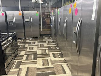 New Stainless Refrigerator From 499 Factory Warranty 