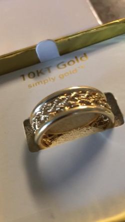 Real gold ring 10k