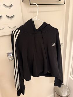 Large Adidas Crop Sweat Shirt 