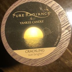 Yankee Candle Pure Radiance Wood Wick 3 Wick Candle