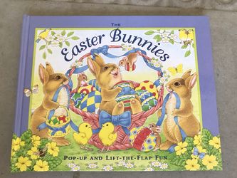Easter bunnies pop-up and lift the flap book
