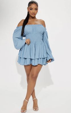 Fashionnova Blue Romper